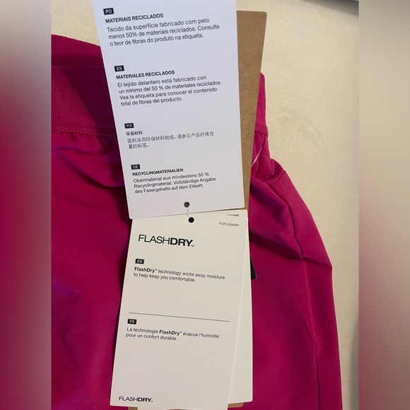 NWT The North Face Woman Shorts Size M Fuchsia Hot Pink Color - Picture 6 of 13